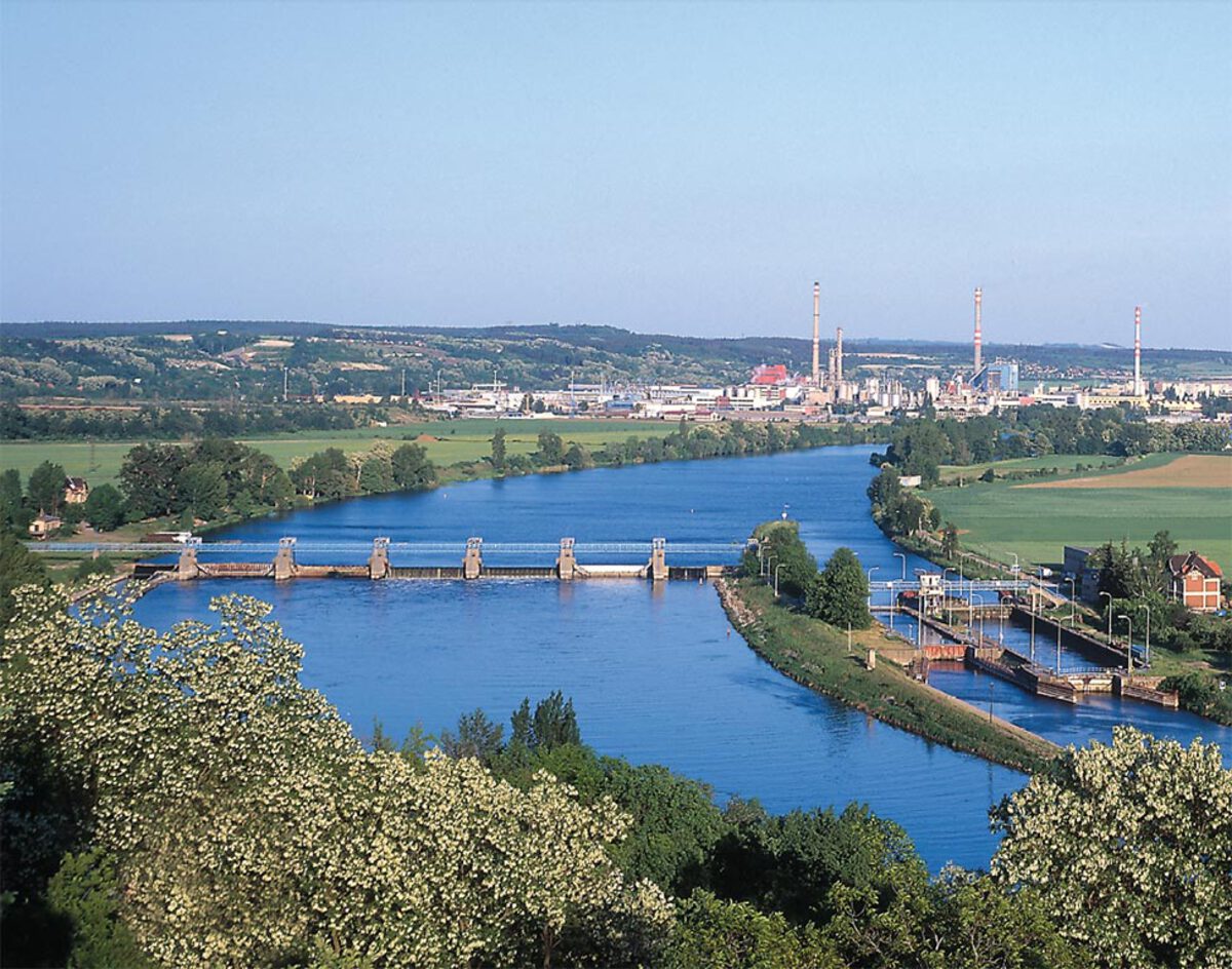 Štětí – nábřeží